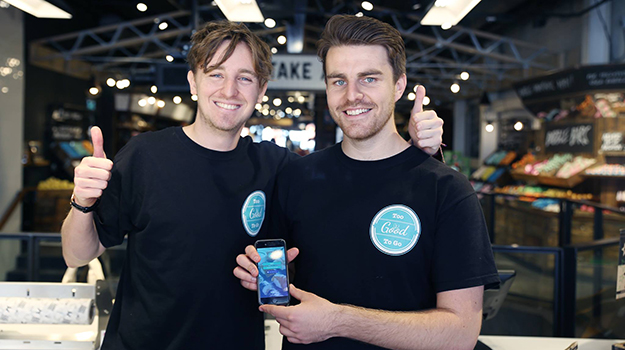 The creators of the app Chris and Jamie