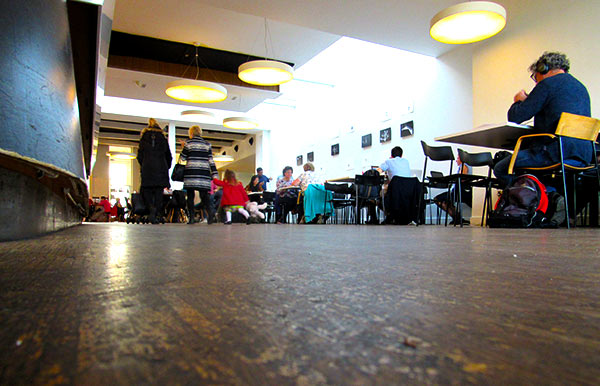 An image of the cafe at chapter arts 