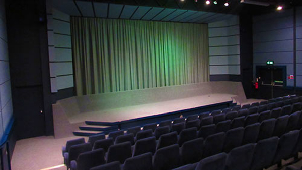 An image of a cinema screen at chapter arts