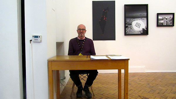 An image of the gallery assistant at chapter arts centre