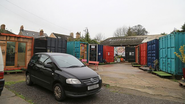 Exterior of the bone yard in Canton, taken by Patrick Wong