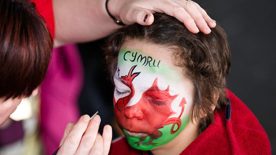 Image of girl with face paint