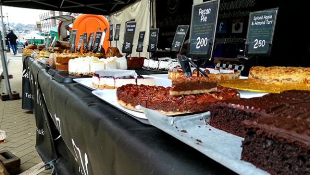 Baked good in Guildford weekend market. 