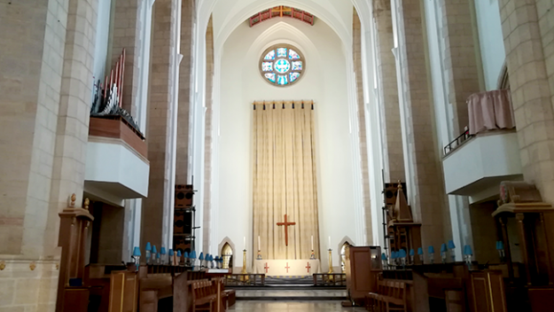 Interior of Guildford Cathedral. 