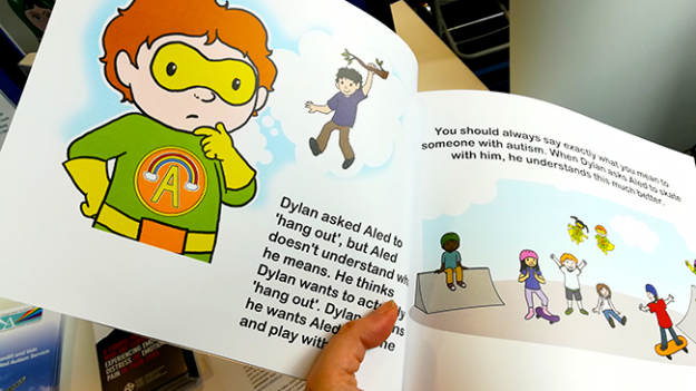 Autism Superheroes storybook by ASD Info Wales. 