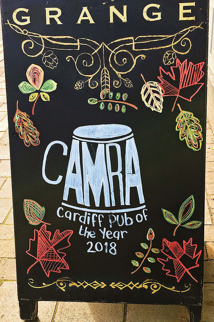 The Grange Pub CAMRA Cardiff Pub of the Year 2018