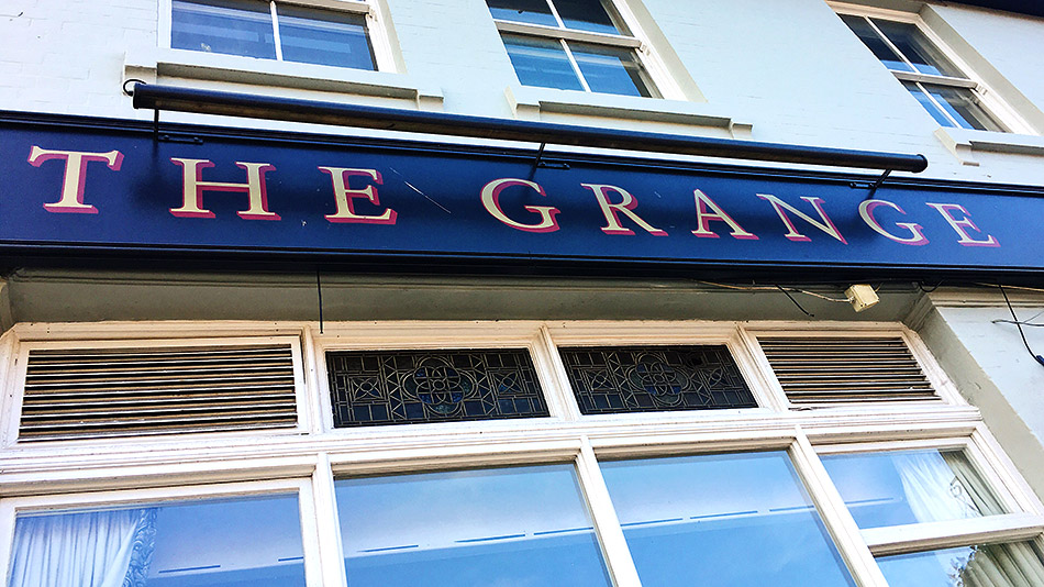 The Grange Pub Sign