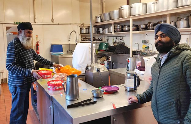 Gurdwara kitchen