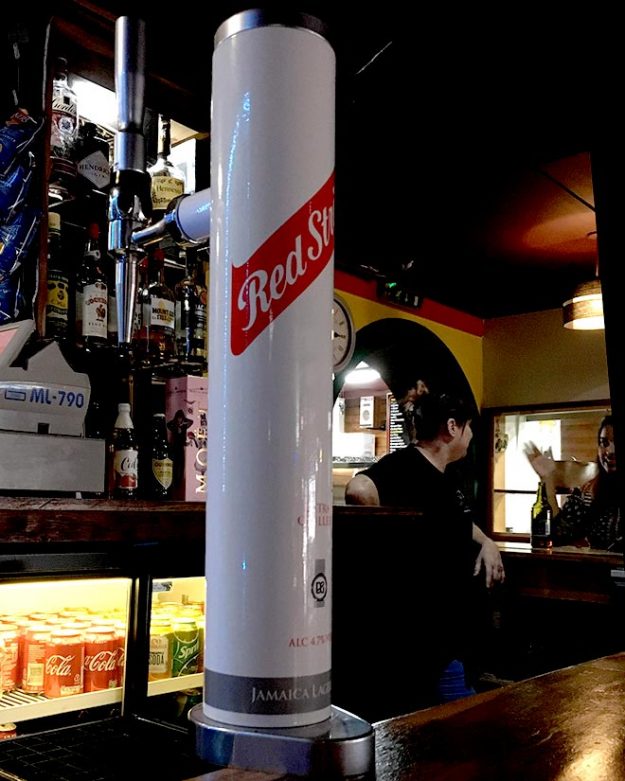 Red Stripe tap, Rockin' Chair, Riverside, Cardiff