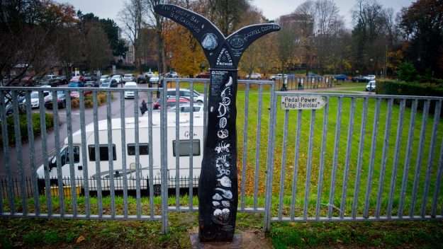 Taff Trail sign Riverside