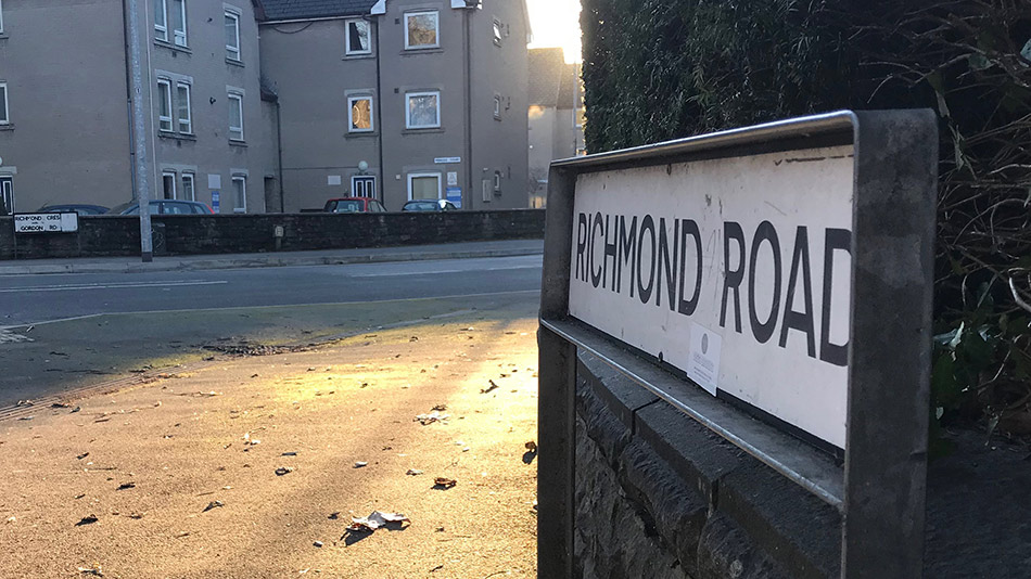 Sunset Cardiff Street Names