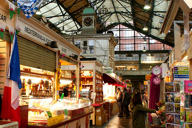 cardiff central market food and crafts