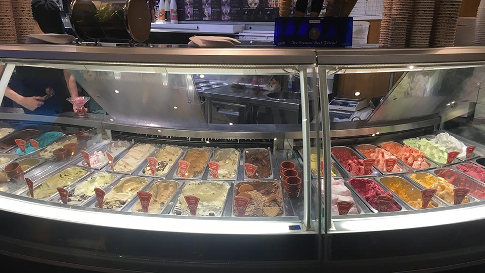 Wide range of Ice cream flavours on offer at Coco Gelato