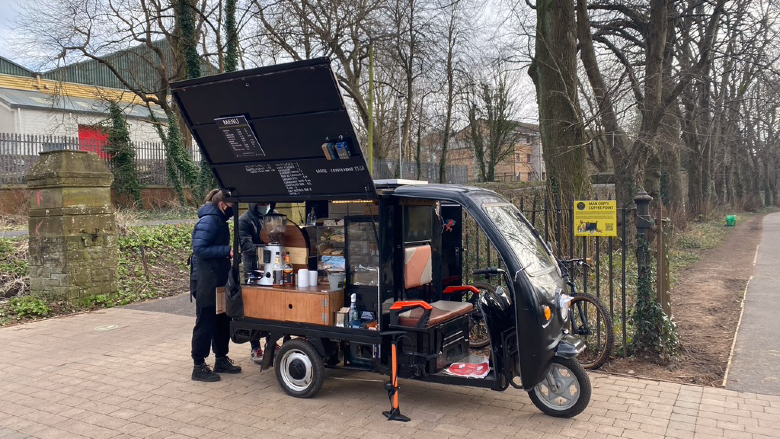 Mobile Coffee Company Goes Completely Green Through The Magic Of Solar Panels Intercardiff