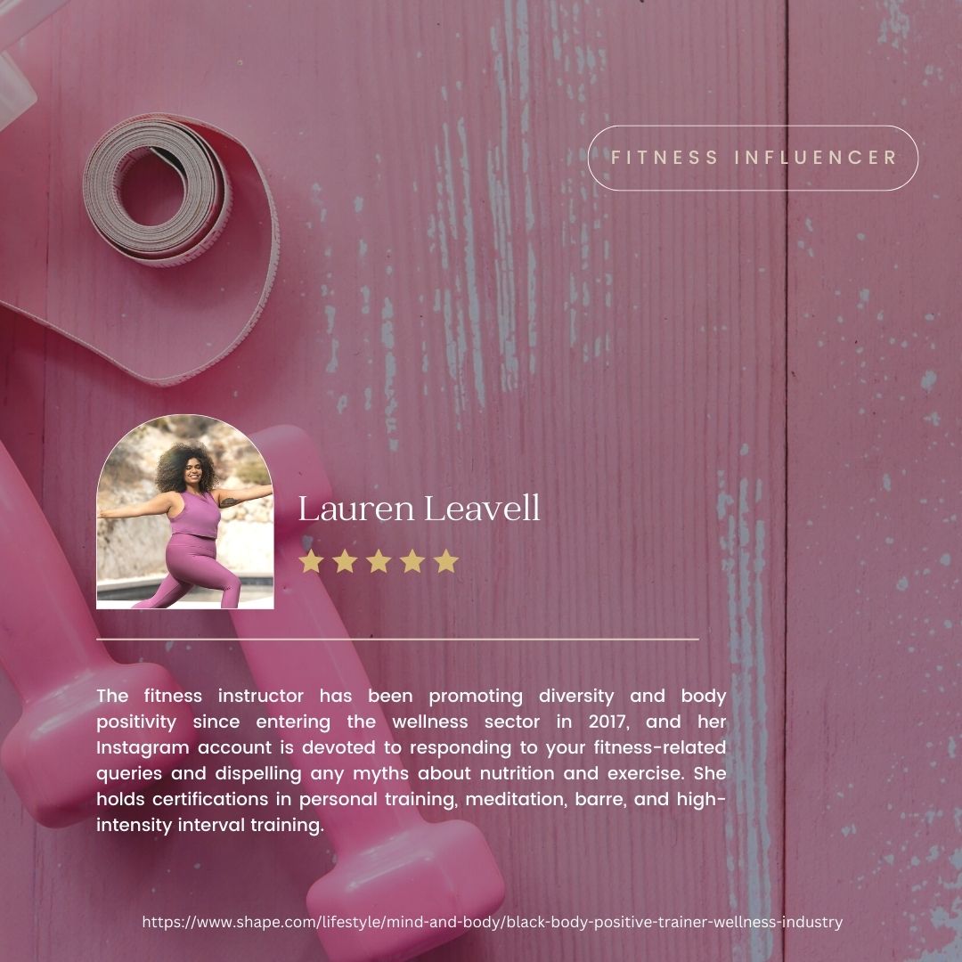 “It’s a challenging industry" the training of fitness influencers