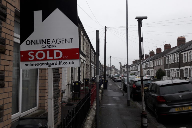 A view of Donald Street in Roath