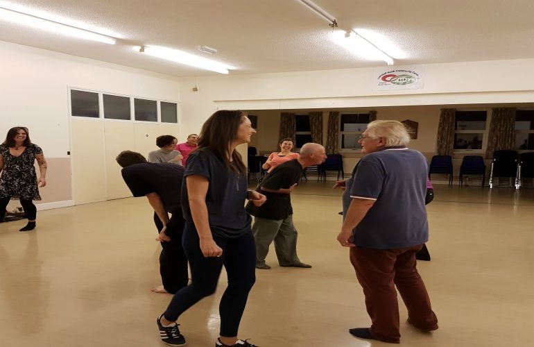 Laughter Yoga session at Llandaff North Community Centre