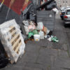 An image of rubbish on a Roath street