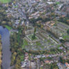 Aerial view of Taylor Wimpey development, Llandaff Park, Llandaff