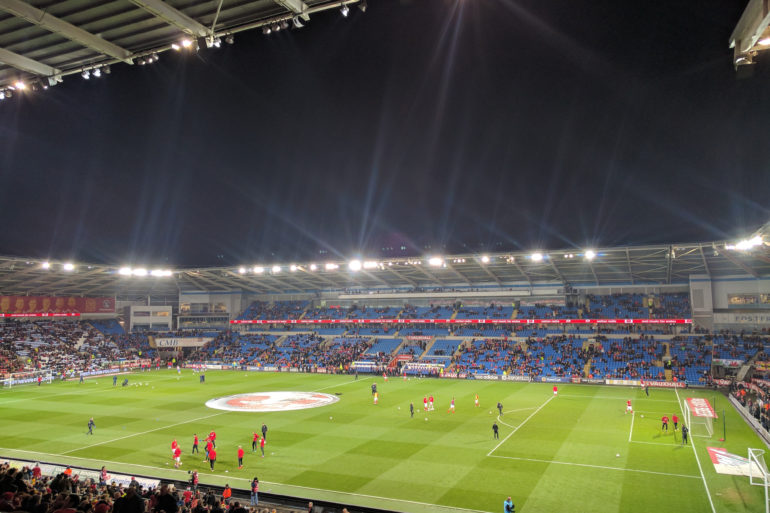 Wales met Serbia at the Cardiff city stadium on Saturday