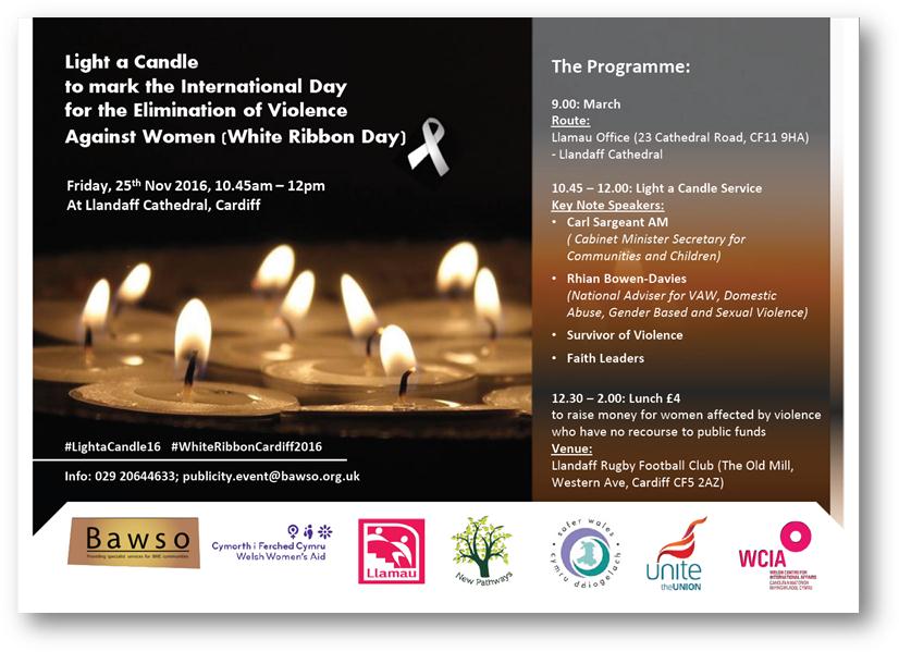 Light a Candle event schedule and information