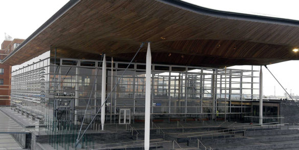 The Senedd building