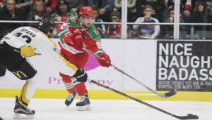 Cardiff Devils against the Nottingham Panthers.