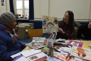 Bethan Morgan organiser of the Women's Creative Coffee Morning 