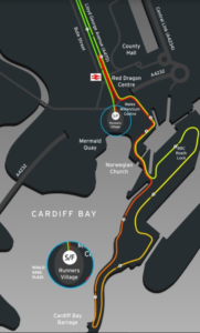 The new route for the Cardiff Bay Run