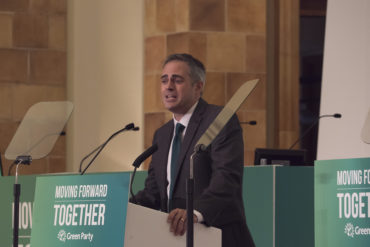 Jonathan Bartley at the Green Party Autumn Conference 2016.