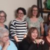 Birchgrove Women's Institute Committee prepare for their first meeting of the year
