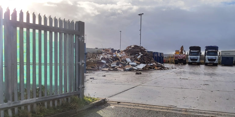 The existing Recycling Facility at Atlantic Trading Estate, Barry