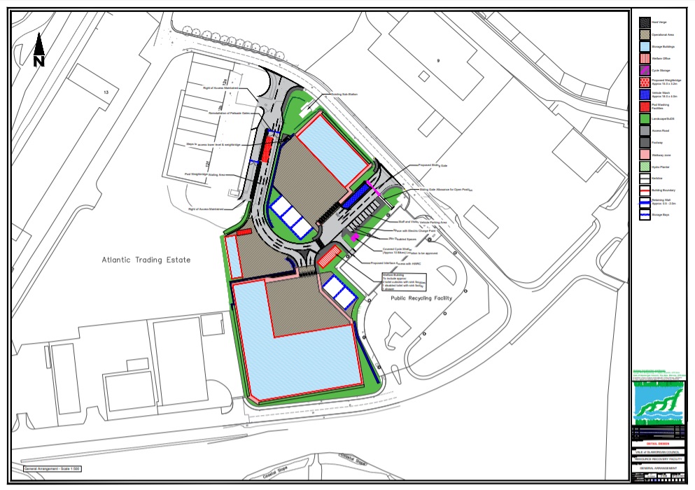 The proposed Resource Recovery Facility in Barry.