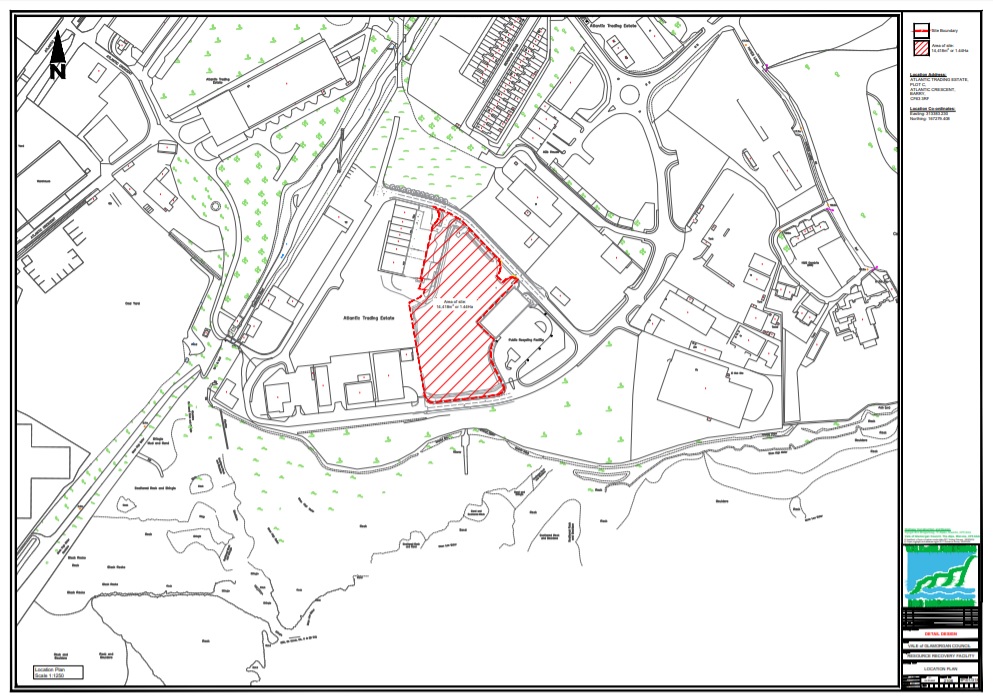 The proposed Resource Recovery Facility is just 120 metres from residential properties.
