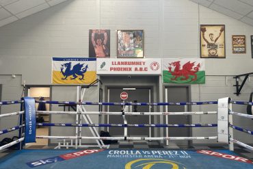 Phoenix Boxing Gym, Llanrumney, home of the Fighting Homelessness boxing sessions