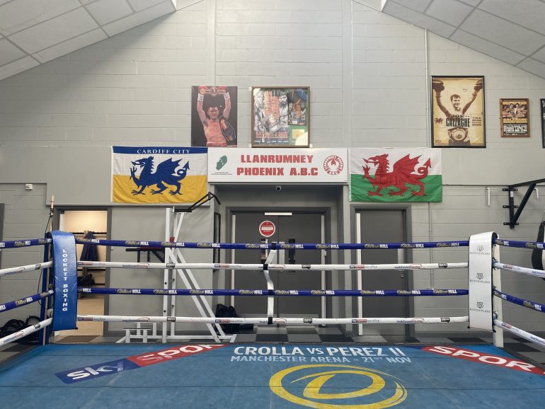 Phoenix Boxing Gym, Llanrumney, home of the Fighting Homelessness boxing sessions