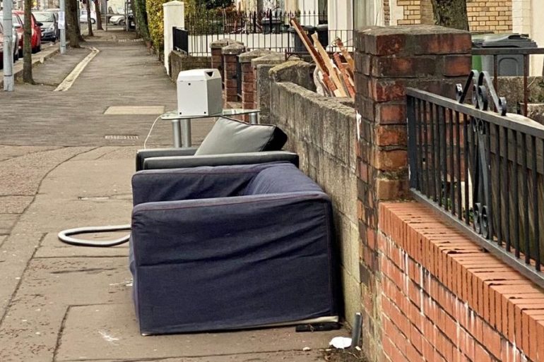 fly-tipping Grangetown