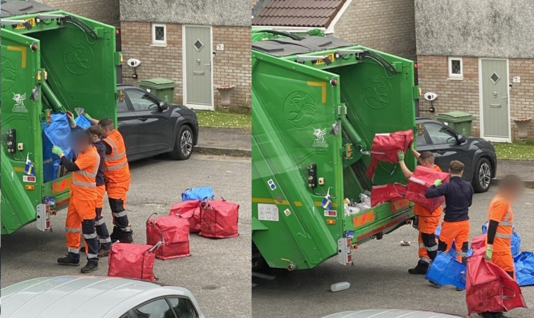 Residents feel 'failed' by bin trial as separated recycling is thrown