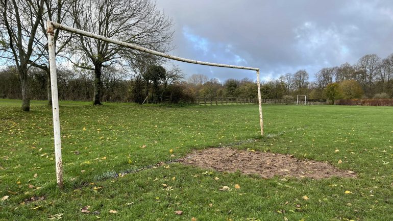 One of the many pitches located in Pontcanna Fields