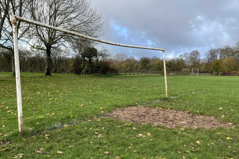 One of the many pitches located in Pontcanna Fields