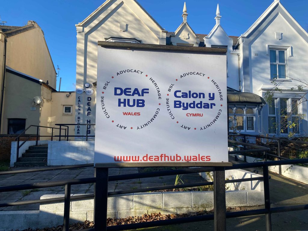 Deaf Hub Wales is a hub for deaf support, education, and advocacy based in Cardiff (Credit: Eirian Jones)