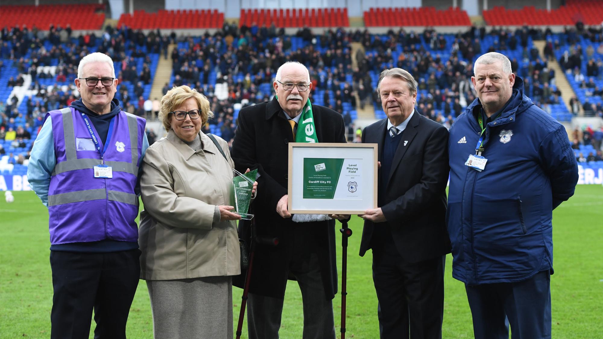 Bluebirds join select group of clubs rewarded for supporting disabled ...