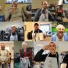 Collage of photos of smiling volunteers