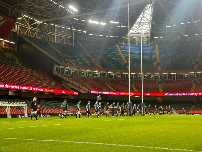 The Principality Stadium roof will be closed for Wales v Scotland. Image Credit: Holly Morgan