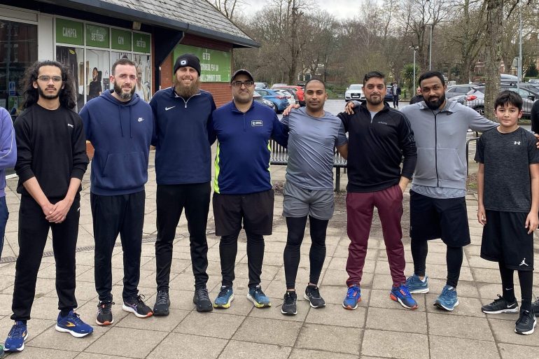 Members of Cardiff Muslim Runners. Image: Lowri Lewis