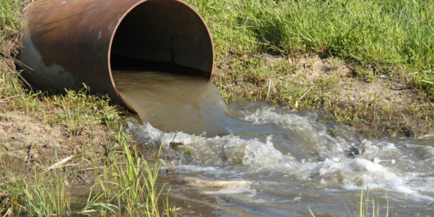 Sewage Overflow pipe
